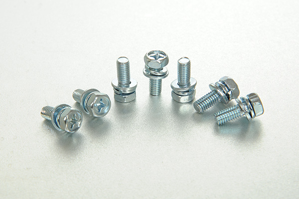Cross recessed hexagon recessed three combination 